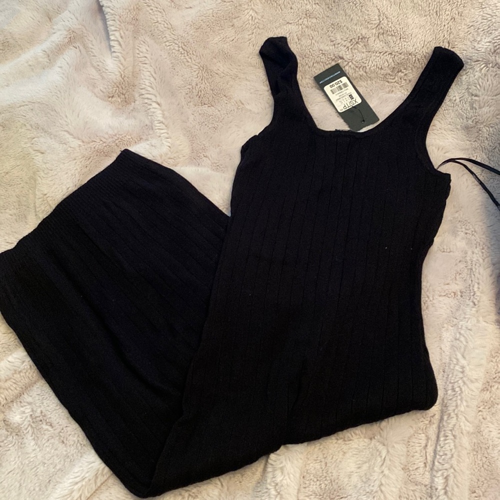 Black Forever 21 Bodycon Midi Dress